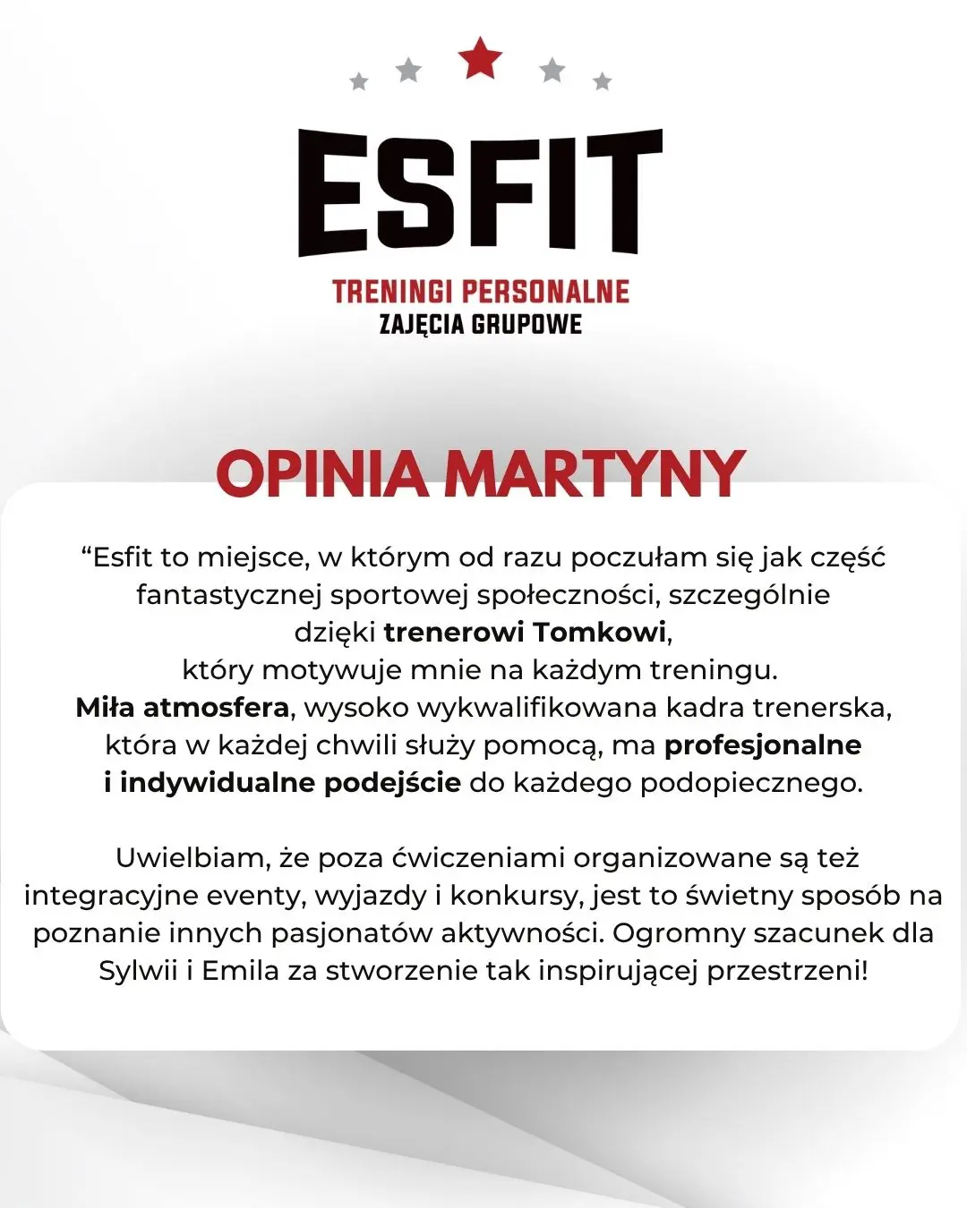 ESFIT STUDIO RADOM Siłownia studio treningu